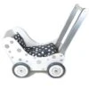 Poppenwagen Simply For Kids Stippen Wit -Kinderwereld Verkoop poppenwagen simply for kids stippen wit