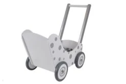 Poppenwagen Simply For Kids Stippen Wit -Kinderwereld Verkoop poppenwagen simply for kids stippen wit 2