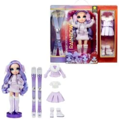 Rainbow High Fashion Winter Break Modepop Violet Willow 7 Rainbow High Fashion Winter Break Modepop Violet Willow -Kinderwereld Verkoop rainbow high fashion winter break doll violet willow 2