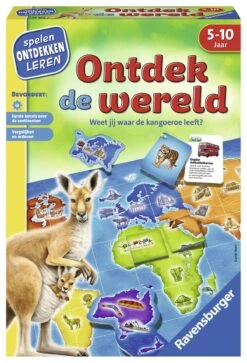 Ontdek De Wereld Kinderspel Ravensburger Spellen -Kinderwereld Verkoop ravensburger kinderspel ontdek de wereld 241637 2