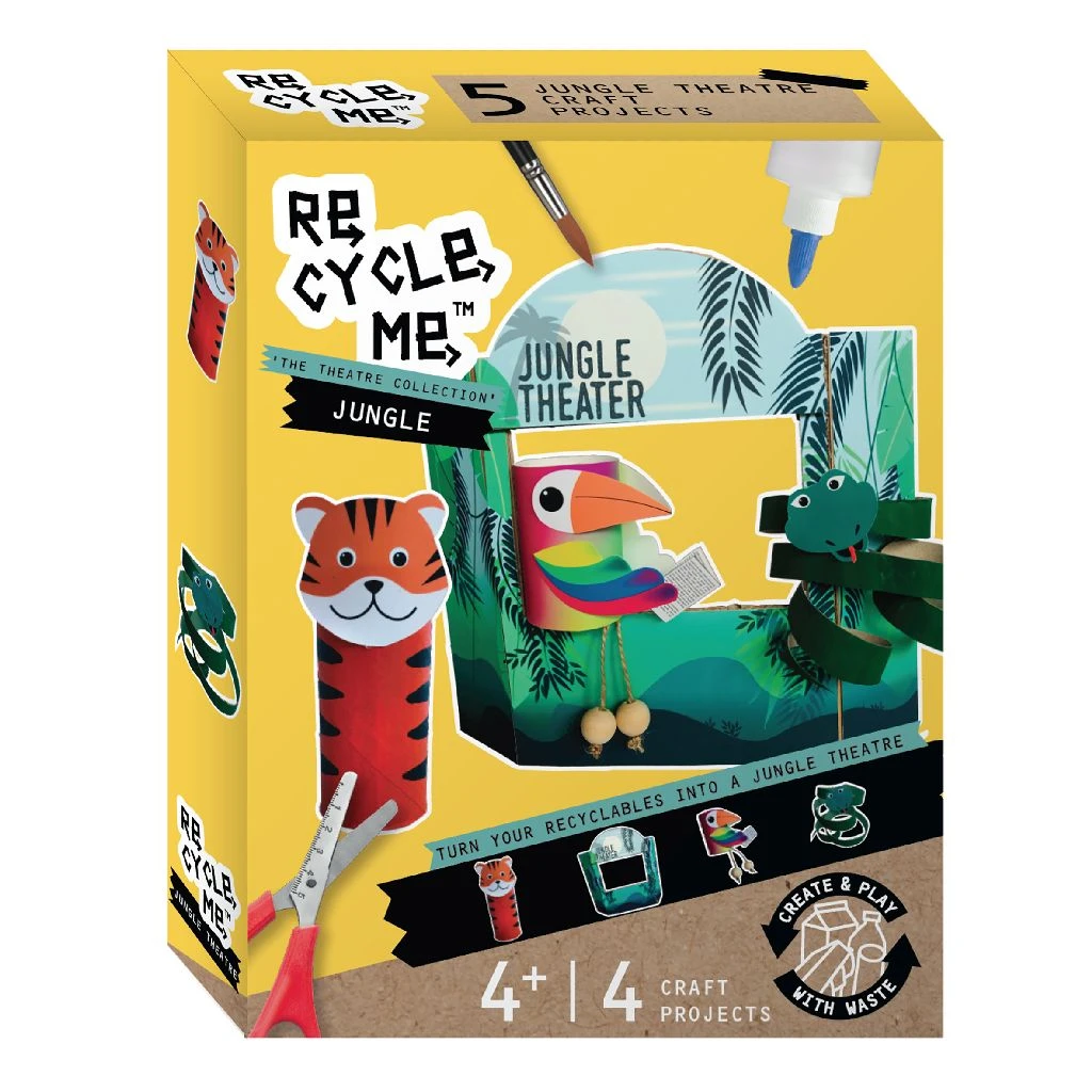 Re-cycle-me Jungle Theater Knutselset ReCycleMe 3 Re-cycle-me Jungle Theater Knutselset ReCycleMe