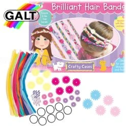 Haarbandjes Vlechten Brilliant Hair Bands Knutselpakket -Kinderwereld Verkoop schitterende haarbandjes maken brilliant hair bands galt 1004309 1 1