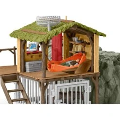 Jungle Onderzoeksbasiskamp – Schleich 42350 -Kinderwereld Verkoop schleich 42350 croco jungle onderzoeks basiskamp 1