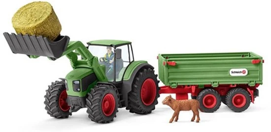 Schleich 42379 Tractor Met Aanhanger FarmWorld 3 Schleich 42379 Tractor Met Aanhanger FarmWorld