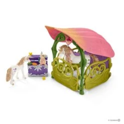 Glinsterend Bloemenhuis Met Eenhoorns – Schleich 42445 -Kinderwereld Verkoop schleich 42445 glinsterend bloemenhuis 1 1