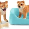 Schleich 42479 Shiba Inu Moeder En Welp FarmWorld -Kinderwereld Verkoop schleich 42479 shiba una moeder met welp