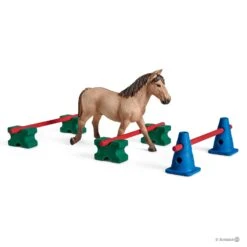 Schleich 42483 Slalom Voor Pony Farm World -Kinderwereld Verkoop schleich 42483 pony slalom 1 1