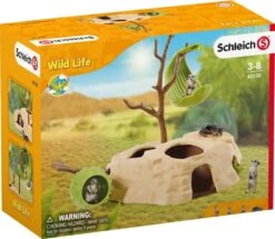Schleich 42530 Stokstaartjes Heuvels WildLife -Kinderwereld Verkoop schleich 42530 stokstaartjes hangout 3