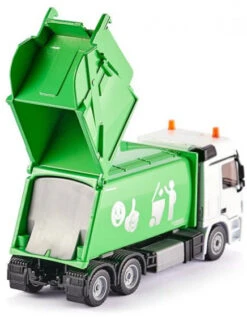 Siku 2938 Mercedes Vuilniswagen -Kinderwereld Verkoop siku mercedes benz vuiniswagen faun opbouw variopress groen 2938 4006874029389.jpg 2