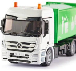 Siku 2938 Mercedes Vuilniswagen -Kinderwereld Verkoop siku mercedes benz vuiniswagen faun opbouw variopress groen 2938 4006874029389.jpg 4