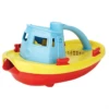 Green Toys Green-Toys Sleepboot Geel Met Blauw Handvat -Kinderwereld Verkoop sleepboot blauwe handvat green toys