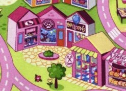 Speelkleed Sweet City Speeltapijt 140×200 Cm -Kinderwereld Verkoop speelkleed sweet city 3