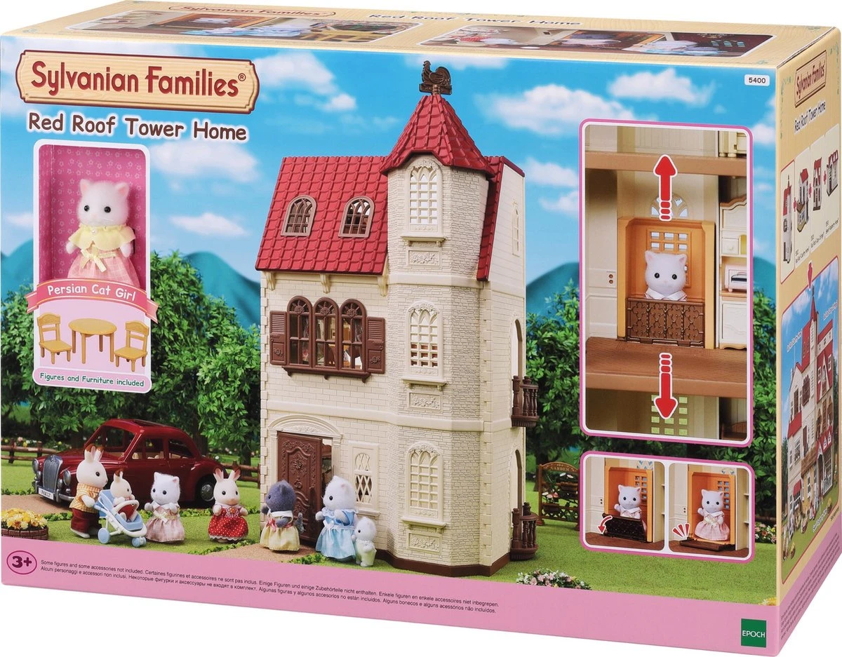 Sylvanian Families Toren Huis Met Lift SF5400 3 Sylvanian Families Toren Huis Met Lift SF5400