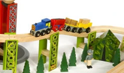 BigJigs BJT280 Houten Trein Cement Silo -Kinderwereld Verkoop treinset bouwterrein bigjigs bjt019 2