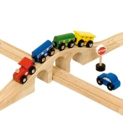 BigJigs BJT012 Treinset Grote Acht Houten Trein -Kinderwereld Verkoop treinset grote acht bigjigs bjt012 1 1