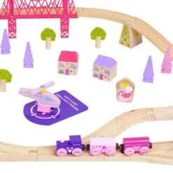 BigJigs BJT023 Treinset Grote Sprookjesstad -Kinderwereld Verkoop treinset sprookjesstad bigjigs bjt023 1 1