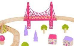 BigJigs BJT023 Treinset Grote Sprookjesstad -Kinderwereld Verkoop treinset sprookjesstad bigjigs bjt023 2