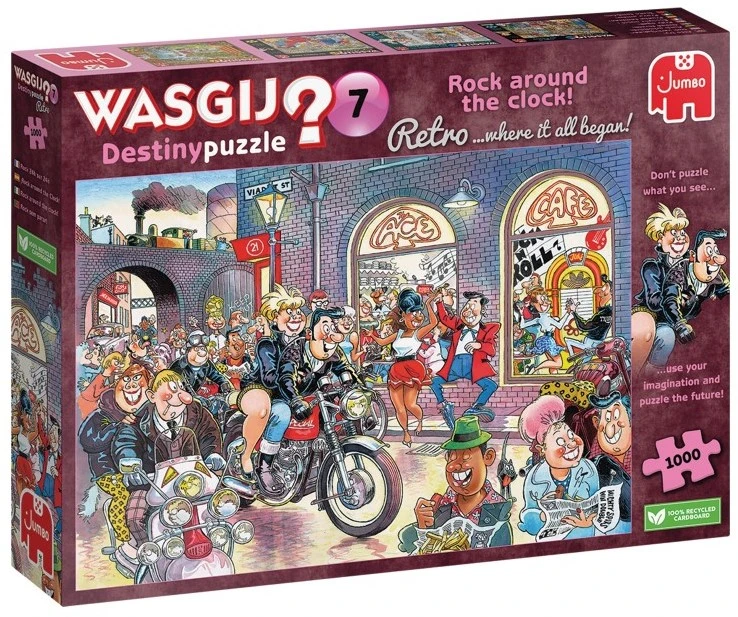 Jumbo 1110100017 Wasgij-puzzel Retro Destiny 7 Rock Around The Clock! 3 Jumbo 1110100017 Wasgij-puzzel Retro Destiny 7 Rock Around The Clock!