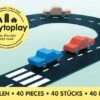 WayToPlay King Of The Road Rubber Flexibele Autobaan 40-dlg -Kinderwereld Verkoop waytoplay king of the road flexibele autobaan 1