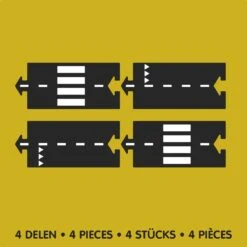 WayToPlay Straight Rubber Autobaanstukken 4pc 8 WayToPlay Straight Rubber Autobaanstukken 4pc -Kinderwereld Verkoop waytoplay rubber autobaan uitbreidingsset straight speelactief 1