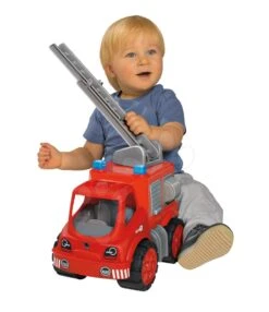 BIG Power Worker Midi Brandweer Ladderwagen -Kinderwereld Verkoop zandbakauto big power worker brandweerwagen big 56834 2